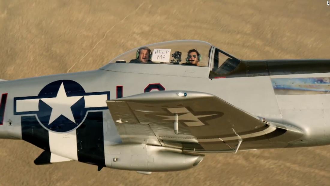 Tom Cruise terrifies James Corden with wild jet ride