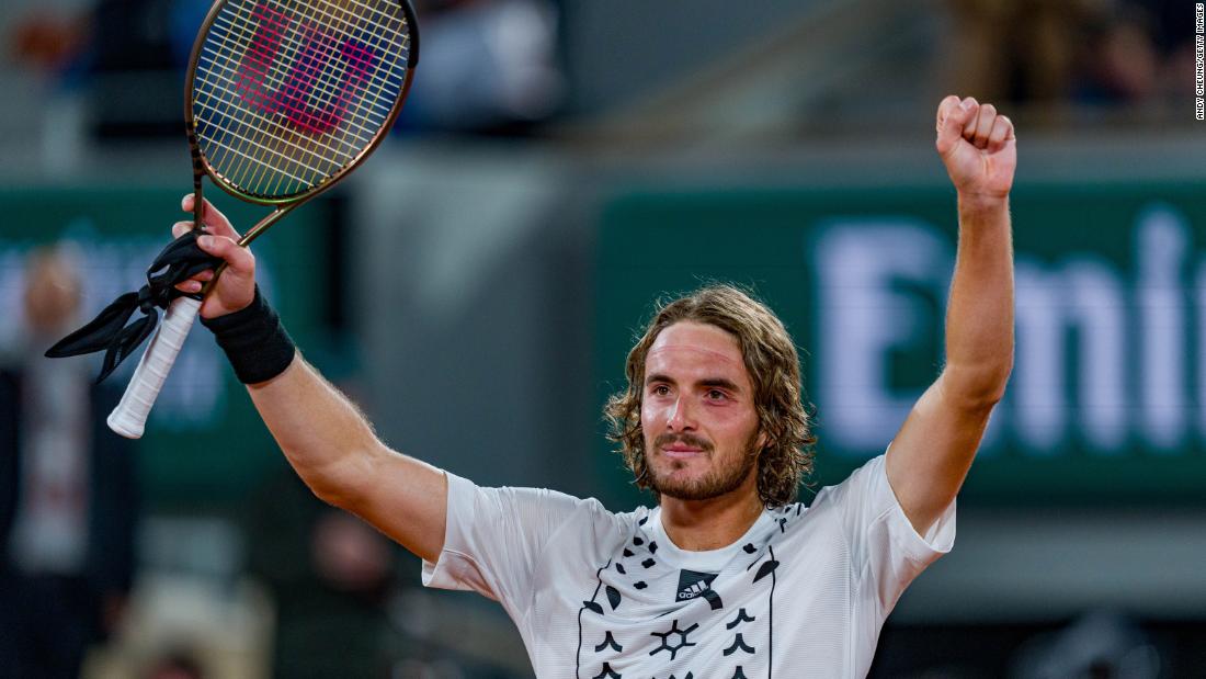 Stefanos Tsitsipas survives a five-set thriller to progress to second round of French Open