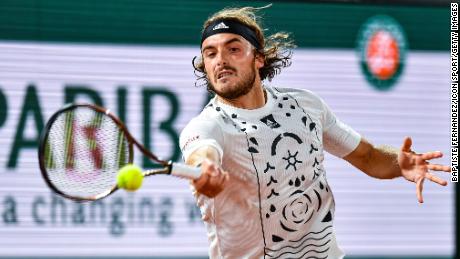 Tsitsipas scored 64 winners and 10 aces during the match.