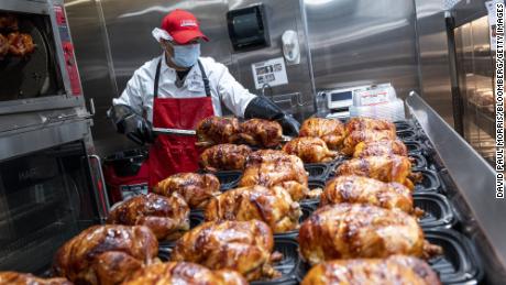 Prices on almost everything at the grocery store are up - except rotisserie chicken. Here&#39;s why