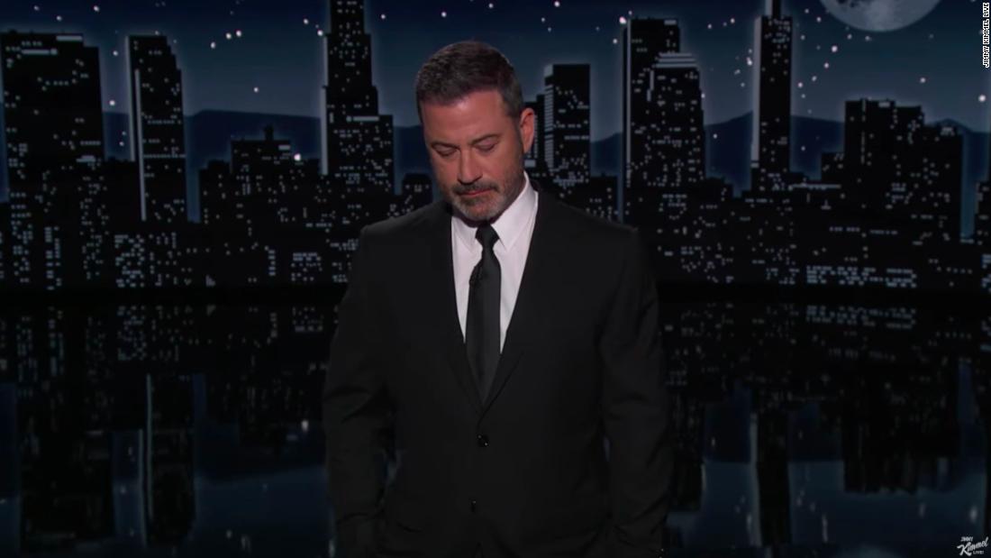 Jimmy Kimmel becomes emotional after Texas shooting: 'These are our children'