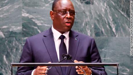 President of Senegal Macky Sall.