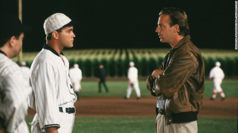 Ray Liotta and Kevin Costner in &quot;Field of Dreams.&quot;