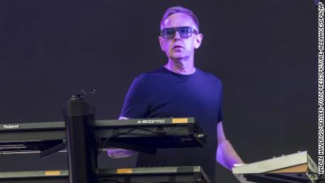 Depeche Mode announced the death of Andy Fletcher, seen onstage in Hanover, Germany in 2017, on social media.