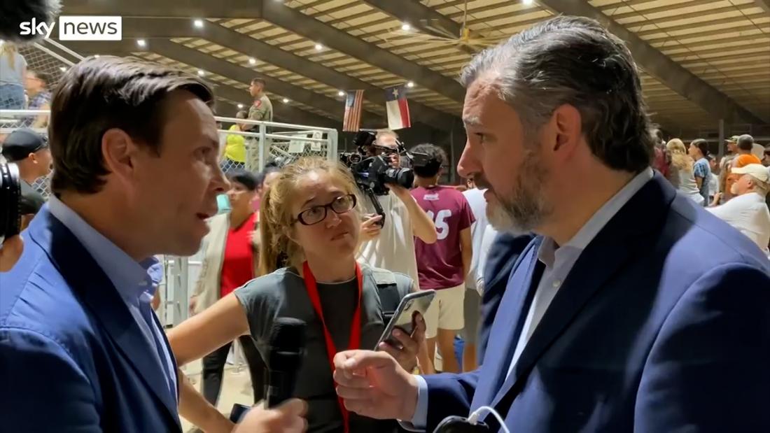British reporter presses Ted Cruz on why mass shootings happen most often in the US