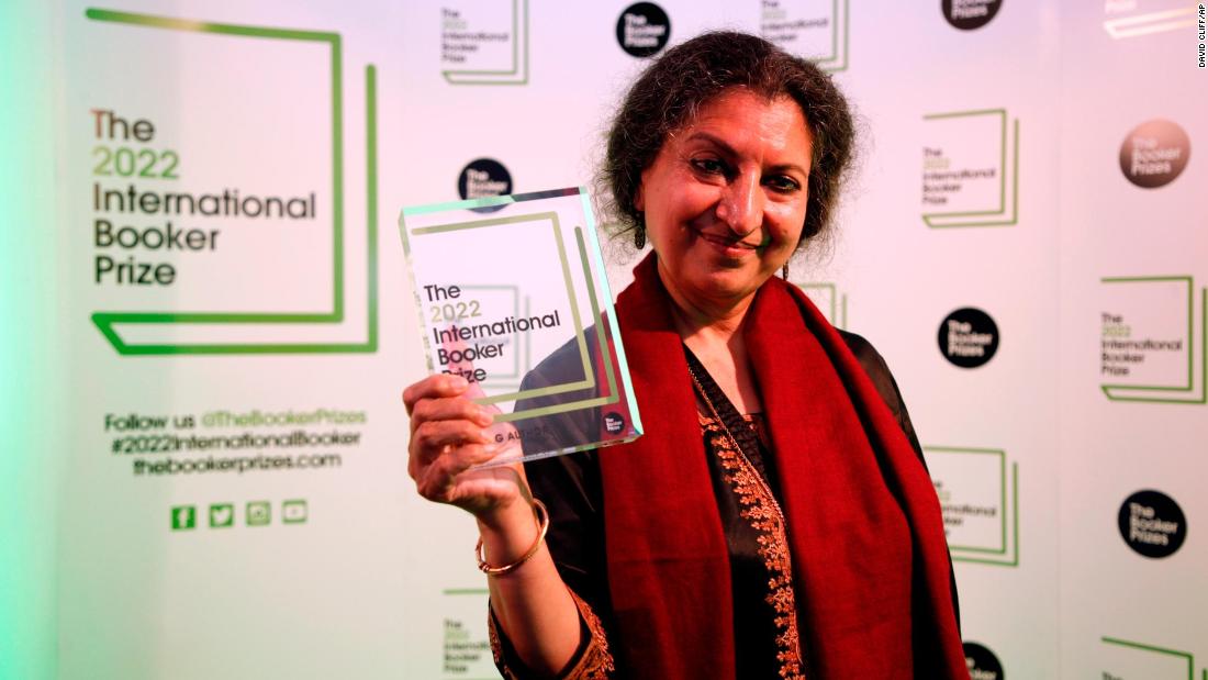 Geetanjali Shree becomes first Indian author to win International Booker prize