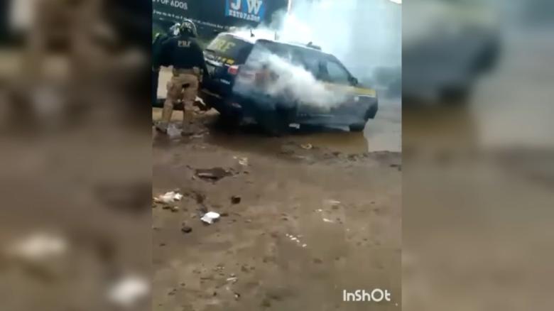 An image from the video purportedly showing the incident.