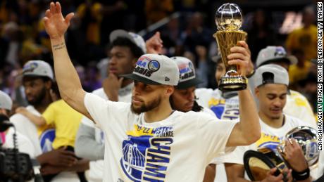 Curry won the Magic Johnson Western Conference Finals MVP award.