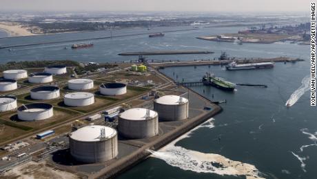 An LNG terminal in the Port of Rotterdam in the Netherlands, last year.