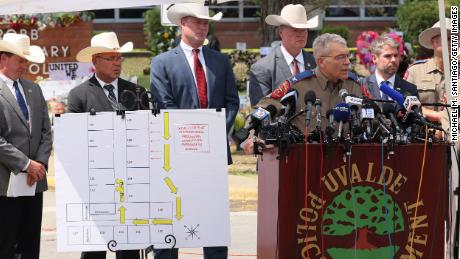 Chronology of how    Texas school massacre - and police response - unfolded 
