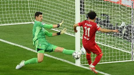 Thibout Courtois produced a stunning display in goal for Real Madrid. 