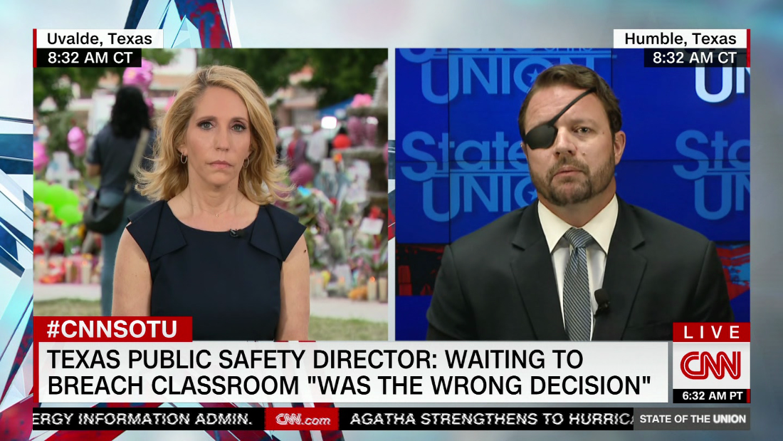 Watch Dana Bash press GOP Rep. Dan Crenshaw on gun laws – CNN Video