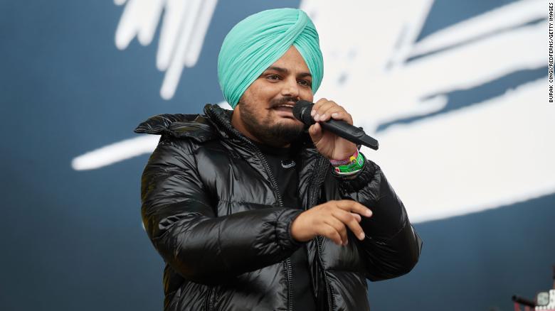 Sidhu Moose Wala performs at the Wireless Festival 2021 at Crystal Palace in London.