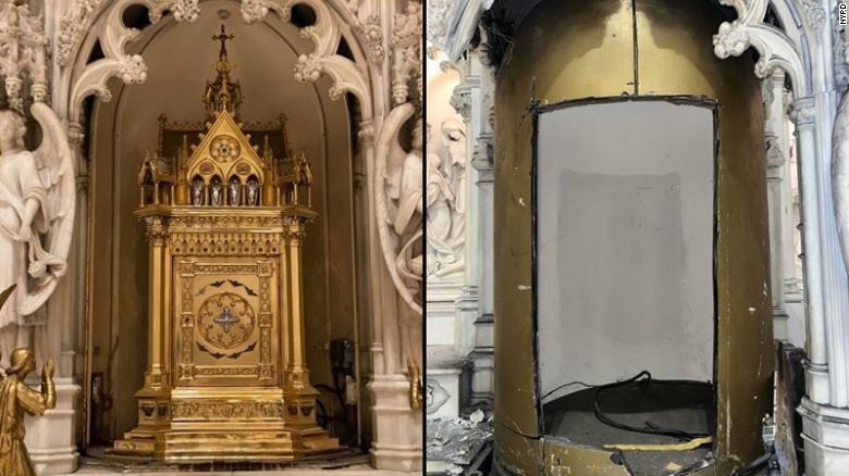 ‘Irreplaceable’ $2 million tabernacle stolen from Catholic church in Brooklyn, police say