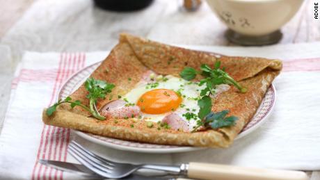 galette sarrasin, buckwheat crepe, french brittany cuisine