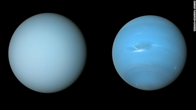 Telescopes reveal why Neptune is more blue than Uranus