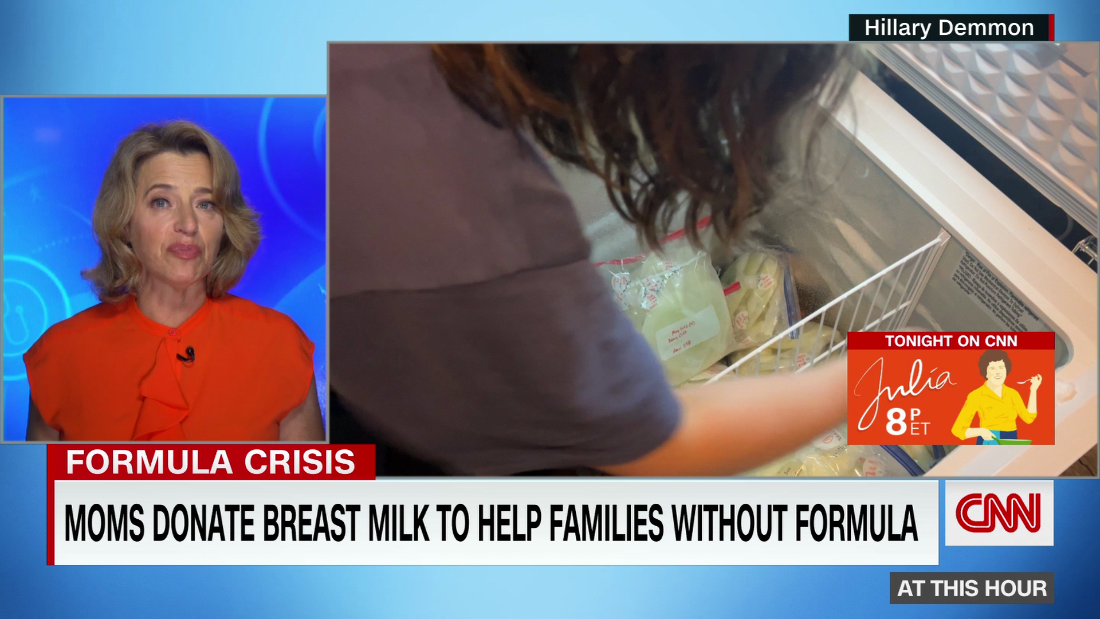 Amid formula shortage, moms donate their milk to others – CNN Video