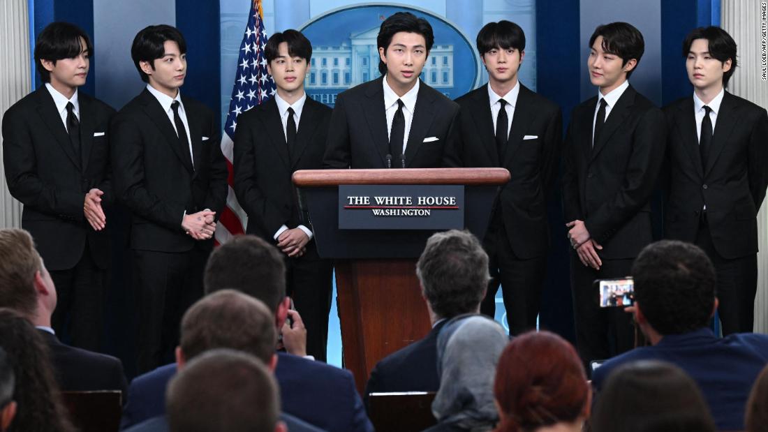 K-pop supergroup BTS visits the White House