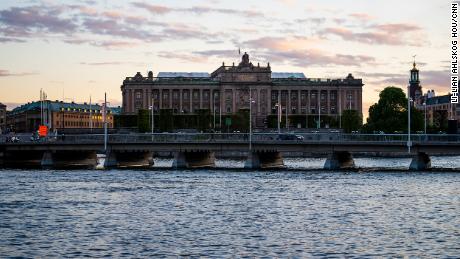 Sweden & # 39; s Parliament building is pictured in May 2022.