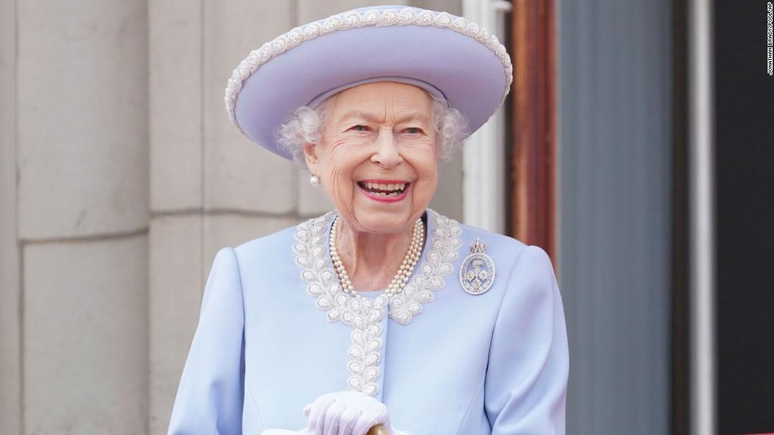 The Queen watches the Trooping the Colour parade in London during her &lt;a href=&quot;http://www.cnn.com/2022/06/02/uk/gallery/queen-elizabeth-platinum-jubilee/index.html&quot; target=&quot;_blank&quot;&gt;Platinum Jubilee celebrations&lt;/a&gt; in June 2022. She was the first British sovereign to celebrate a Platinum Jubilee -- 70 years on the throne. &quot;I have been humbled and deeply touched that so many people have taken to the streets to celebrate my Platinum Jubilee,&quot; the Queen said in a released statement. &quot;While I may not have attended every event in person, my heart has been with you all; and I remain committed to serving you to the best of my ability, supported by my family.&quot;