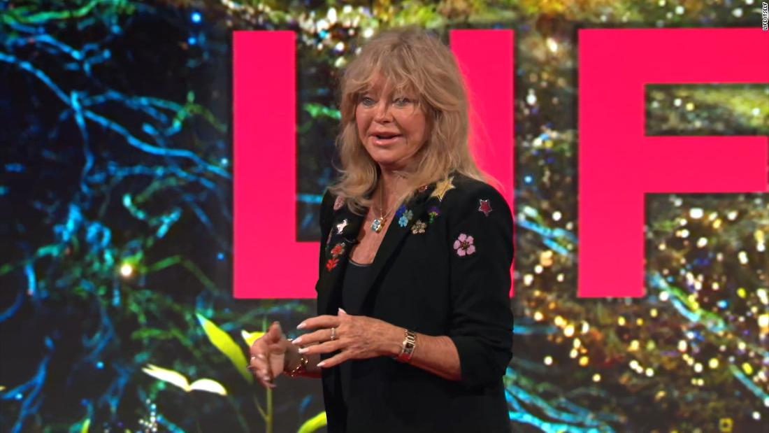 Goldie Hawn on joy: Happiness is ‘inside job’ – CNN Video