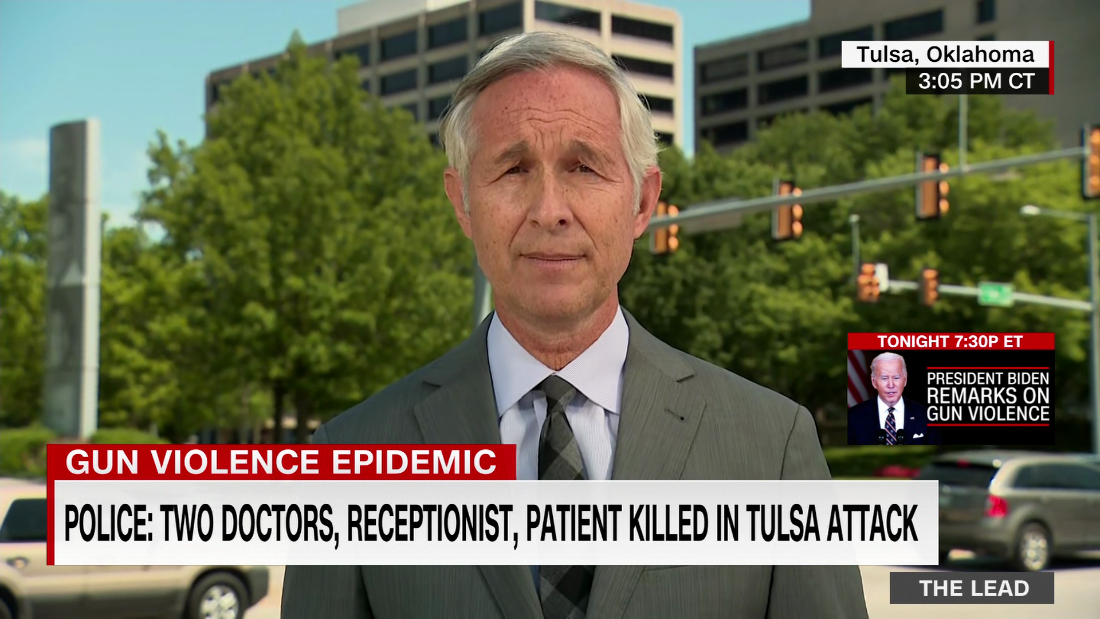 Tulsa police: Gunman purchased a semiautomatic rifle less than 3 hours before opening fire at his surgeon’s office – CNN Video