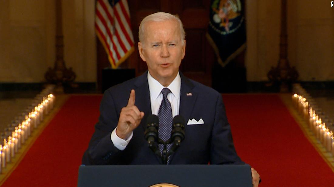 President Biden calls for a ban on assault style weapons among other gun control measures after mass shootings