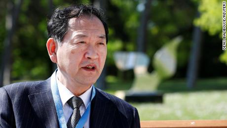 North Korea&#39;s ambassador to the United Nations Han Tae Song in Geneva on May 22, 2019.