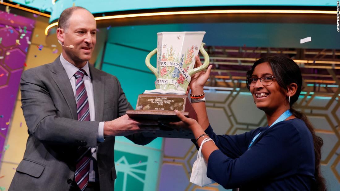 Harini Logan is the 2022 Scripps National Spelling Bee champion after a historic spell-off