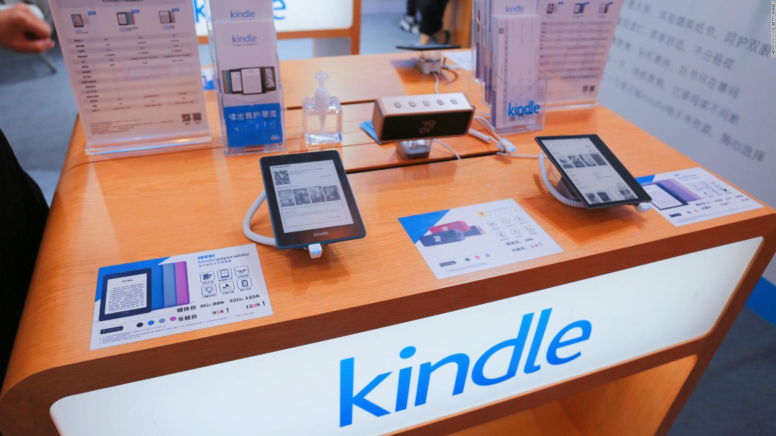 Kindle, accessoires : un kiosque Kindle à l'aéroport de Las Vegas