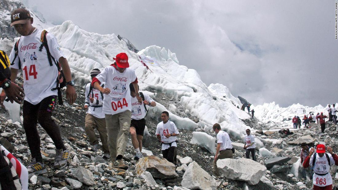 &lt;strong&gt;Everest: &lt;/strong&gt;It&#39;s hard to imagine climbing Mount Everest -- let alone running it. But that&#39;s what hundreds of marathon runners have been doing each year since 2003. Pictured: runners compete in the Everest Hillary Marathon across Everest&#39;s Base Camp, in 2006.