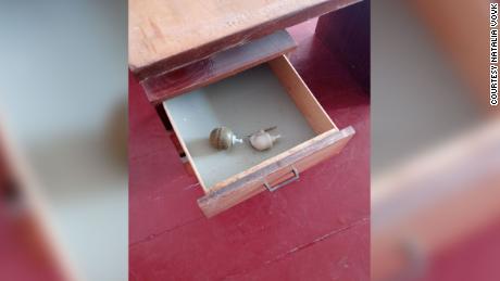 Novyi Bykiv学校で訓練手榴弾が発見されました。