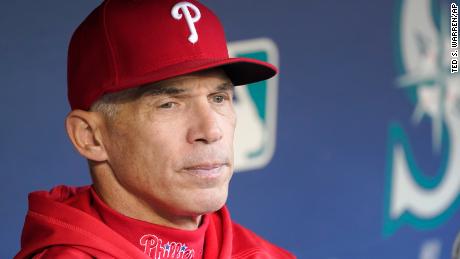 Philadelphia Phillies manager Joe Girardi was fired Friday. He was in his third season as the team&#39;s manager.