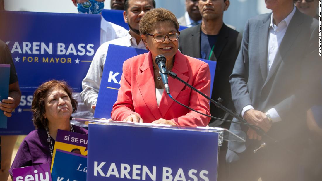 Rep. Karen Bass says her Los Angeles home was burglarized, two firearms stolen