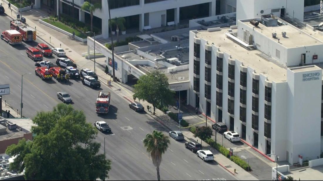 3 employees stabbed at hospital in Los Angeles County, suspect barricaded inside but not a threat