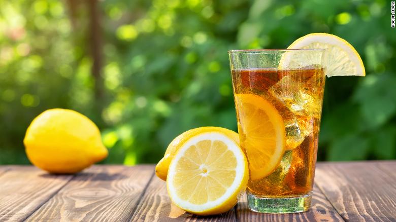 Iced tea with lemon is the perfect way to quench your thirst on those sticky dog days of summer.