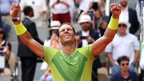 Rafael Nadal beat Casper Ruud in straight sets in the French Open final on Sunday. 