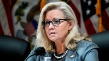 WASHINGTON, DC - MARCH 28: Rep. Liz Cheney (R-WY) speaks during a Select Committee to Investigate the January 6th Attack on the U.S. Capitol business meeting on Capitol Hill March 28, 2022 in Washington, DC. The committee met to consider a vote to recommend contempt of Congress charges for Dan Scavino, former President Donald Trump&#39;s deputy chief of staff for communications, and Peter Navarro, former President Trump&#39;s trade advisor, for refusing to cooperate with subpoenas from the committee as part of their investigation into the January 6, 2021 insurrection. (Photo by Drew Angerer/Getty Images)