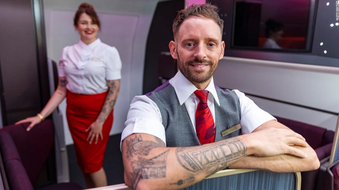 Employees at Virgin Atlantic can now show off their tattoos