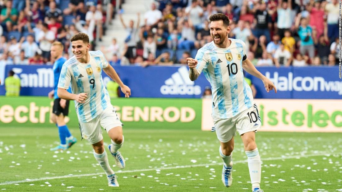 Lionel Messi scores five goals in a single game to climb all-time international scoring list - CNN