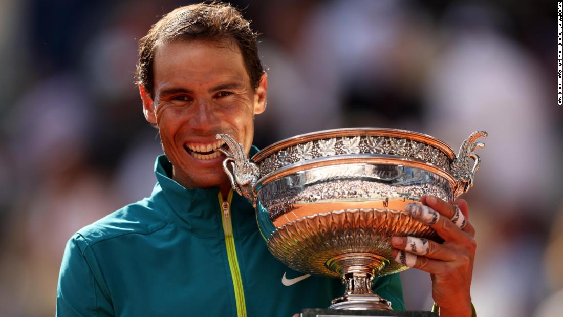 ‘I always consider myself a very normal guy. If I did it, maybe somebody else can,’ Rafael Nadal says of his French Open record