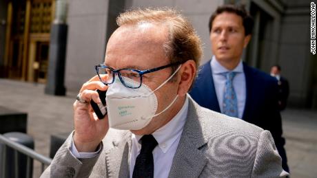 US actor Kevin Spacey leaves court after testifying in a civil lawsuit on May 26 in New York. 