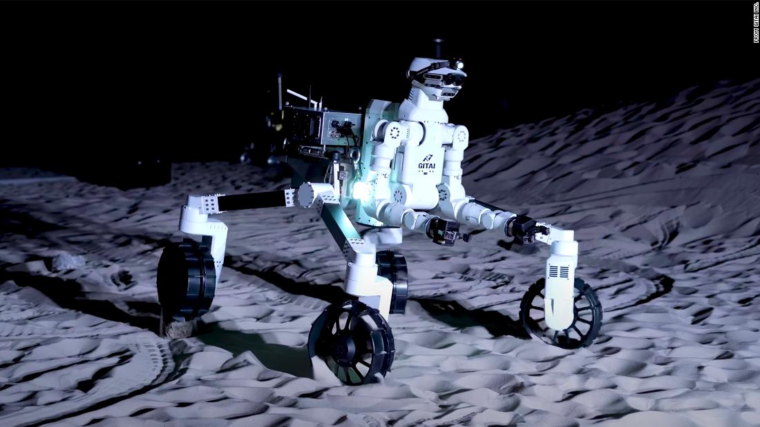 This lunar rover prototype looks kind of like a spider-human – CNN Video