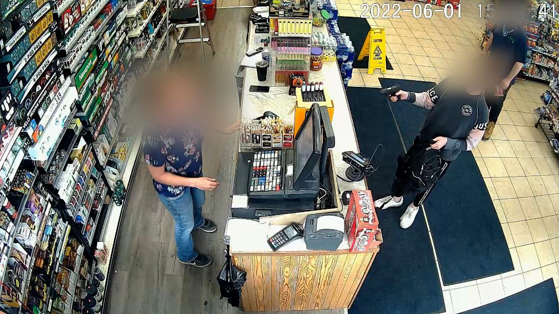 Video shows 12-year-old robbing gas station, firing gun – CNN Video