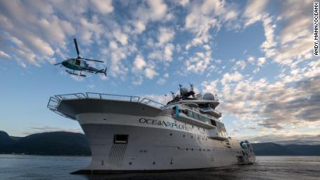 The OceanXplorer ship, part of hedge fund founder, Ray Dalio&#39;s OceanX research mission