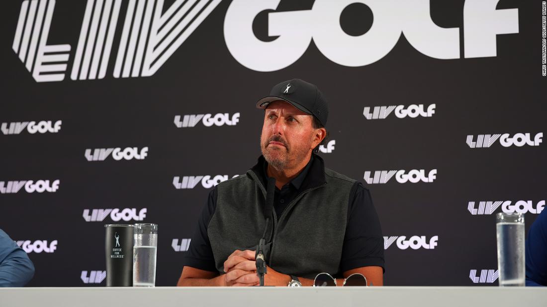 Phil Mickelson says he’s sorry as he’s grilled on eve of LIV Golf series start