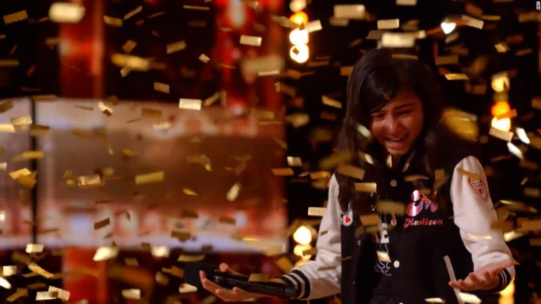 See the moment an 11-year-old girl takes a golden buzzer on 'AGT'