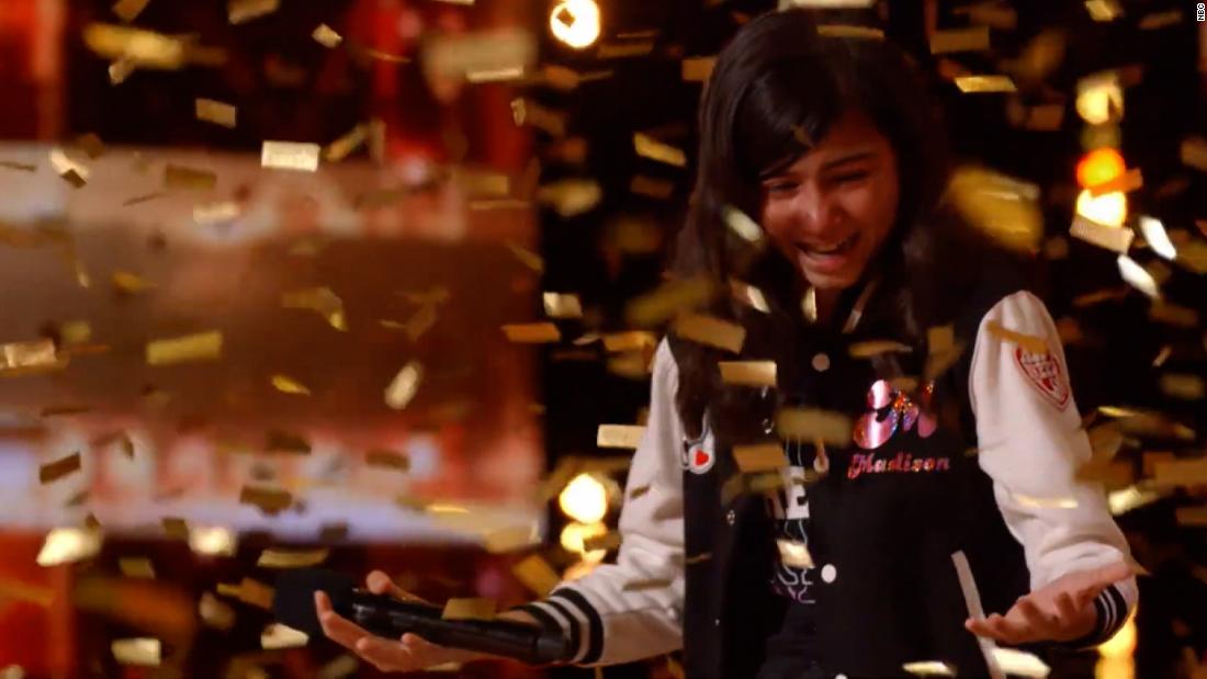 See the moment an 11-year-old girl takes a golden buzzer on ‘AGT’ – CNN Video