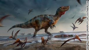TYRANNOUSAURUS REX paleoartistic reconstruction -  Portugal