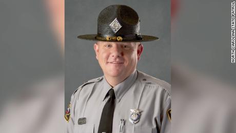 North Carolina State Trooper Jaret Doty. His unexpected gesture brought comfort to a stranger&#39;s family.